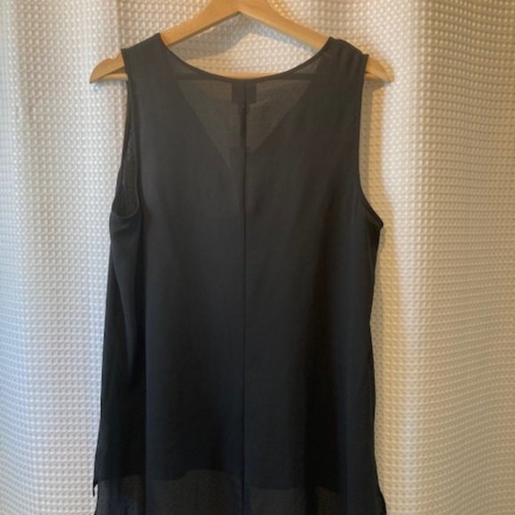 Sheer Black Womens Sleeveless Top - NWT - Picture 2 of 6